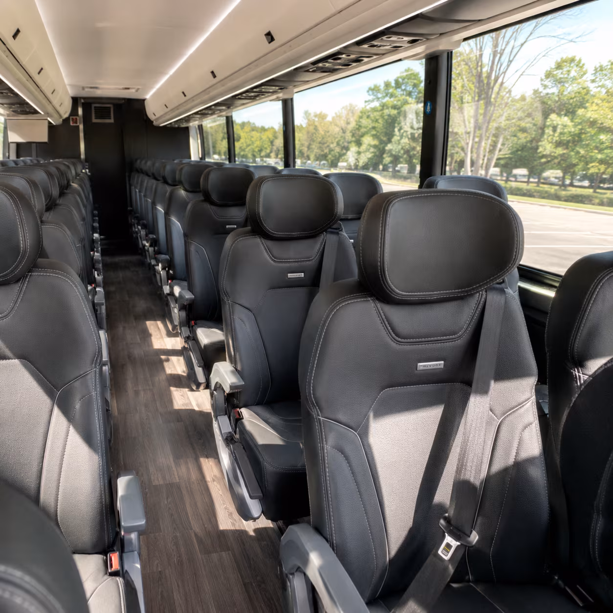 kansas city charter bus interior gallery